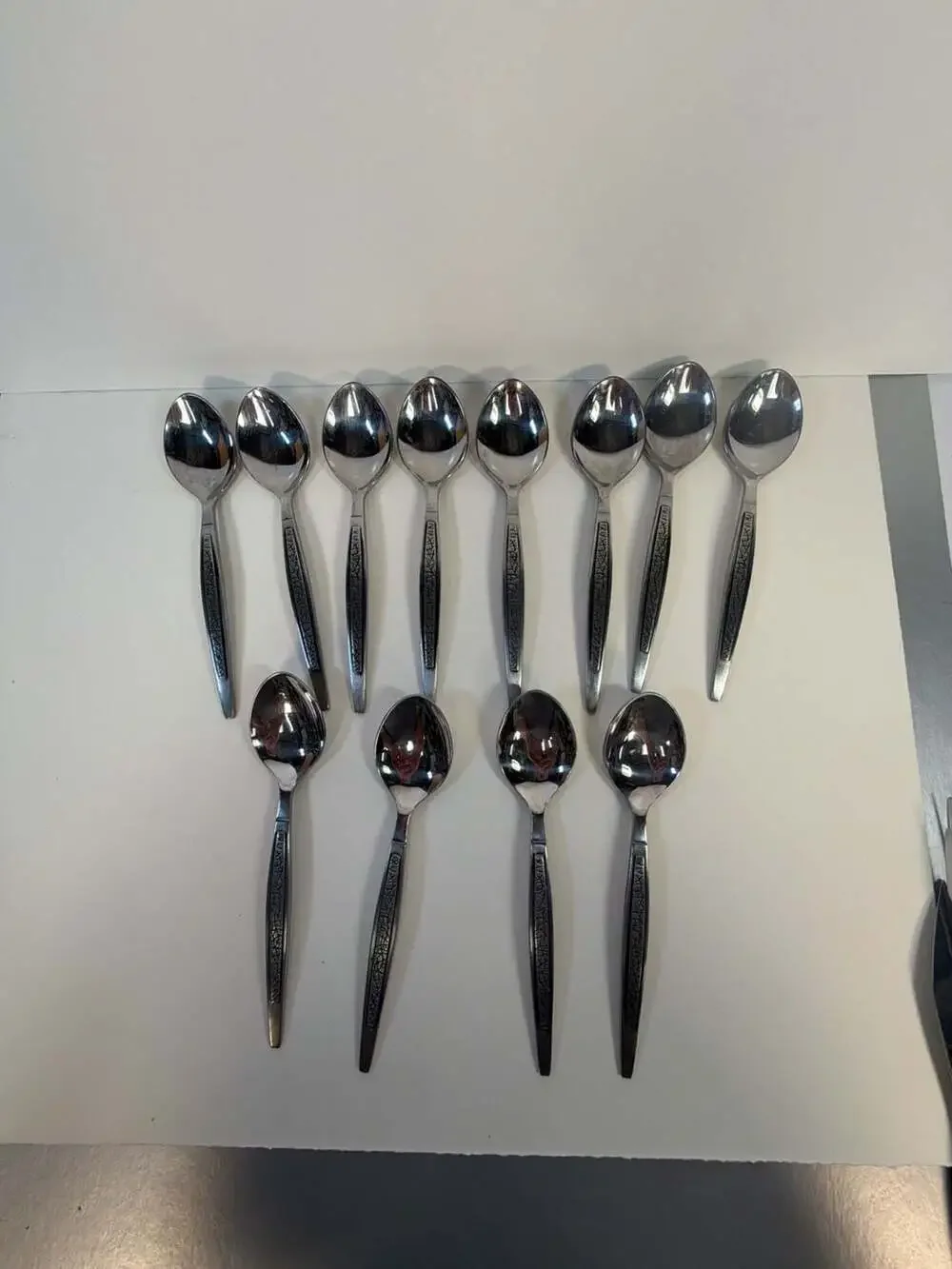 Set of 12 Arthur Salm ASF3 Dynasty Stainless Steel Teaspoons 6.125 inch Japan